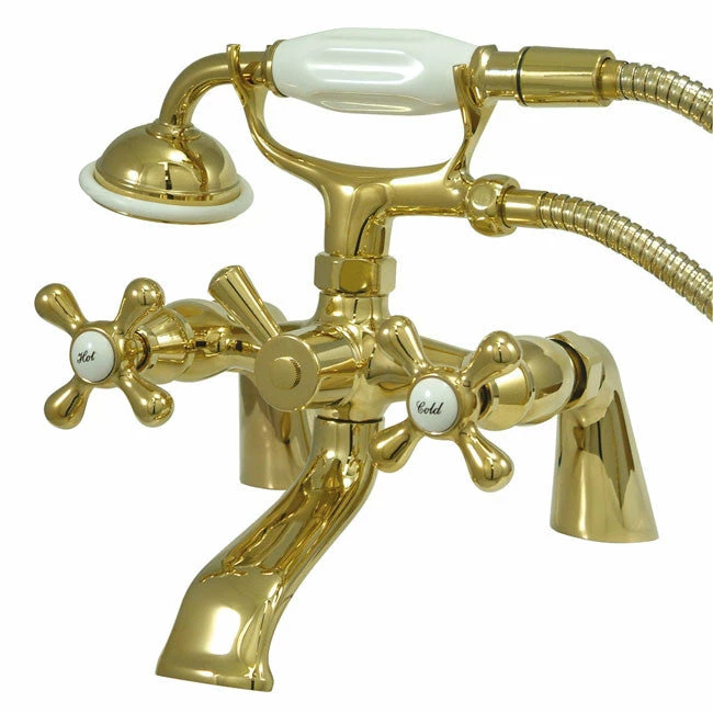 Kingston Brass Vintage 6" Deck Mount Tub Filler 2 Kingston Brass Vintage 6" Deck Mount Tub Filler - Image 2