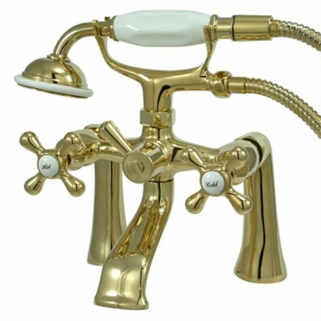 Kingston Brass Vintage 7" Deck Mount Tub Filler 2 Kingston Brass Vintage 7" Deck Mount Tub Filler - Image 2