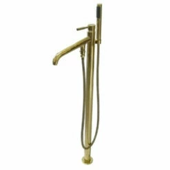 Kingston Brass KS813 Concord Floor Mount Tub Filler With Hand Shower 16 Kingston Brass KS813 Concord Floor Mount Tub Filler With Hand Shower -Hansgrohe Shop KS8132DL