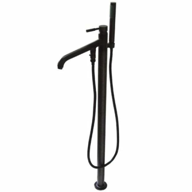 Kingston Brass KS813 Concord Floor Mount Tub Filler With Hand Shower 8 Kingston Brass KS813 Concord Floor Mount Tub Filler With Hand Shower - Image 8