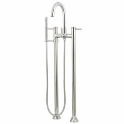 Kingston Brass KS835 Concord Floor Mount Tub Filler With Hand Shower