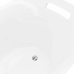 A & E Bath And Shower London 67" Freestanding Tub No Faucet -Hansgrohe Shop London 64 x 27 Freestanding Soaking Bathtub 5