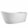Barclay - Lucinda 66" Acrylic Slipper Tub With Integral Drain And Overflow - ATSN66FIG