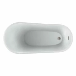 Barclay - Lucinda 66" Acrylic Slipper Tub With Integral Drain And Overflow - ATSN66FIG -Hansgrohe Shop Lucinda3
