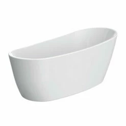 Barclay - Lulu 71" Acrylic Slipper Tub With Integral Drain And Overflow - ATSN71FIG