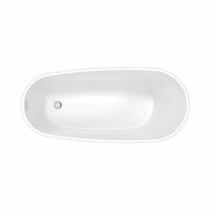 Barclay - Lulu 71" Acrylic Slipper Tub With Integral Drain And Overflow - ATSN71FIG 4 Barclay - Lulu 71" Acrylic Slipper Tub With Integral Drain And Overflow - ATSN71FIG - Image 4