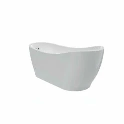 Barclay - Lyndell 67" Acrylic Slipper Tub With Integral Drain And Overflow - ATSN67FIG -Hansgrohe Shop Lyndell3