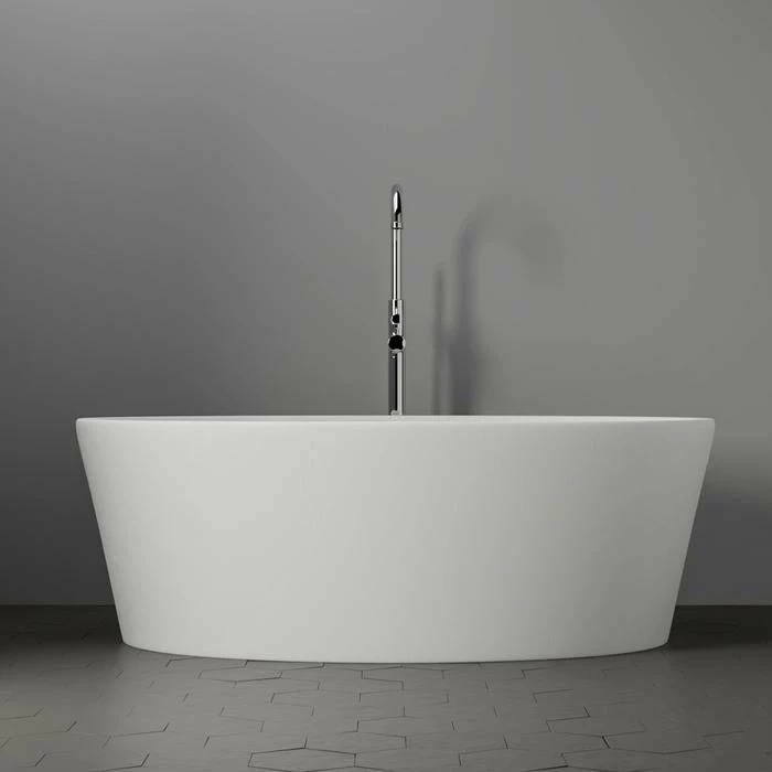 Barclay - Magnus 63" Resin Freestanding Oval Tub - RTOVN63-OF 2 Barclay - Magnus 63" Resin Freestanding Oval Tub - RTOVN63-OF - Image 2