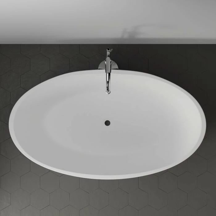 Barclay - Magnus 63" Resin Freestanding Oval Tub - RTOVN63-OF 4 Barclay - Magnus 63" Resin Freestanding Oval Tub - RTOVN63-OF - Image 4