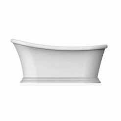 Barclay - Mallory 68" Acrylic Slipper Tub With Integrated Drain And Overflow - ATSN68BIG