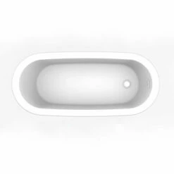Barclay - Mallory 68" Acrylic Slipper Tub With Integrated Drain And Overflow - ATSN68BIG -Hansgrohe Shop Mallory3