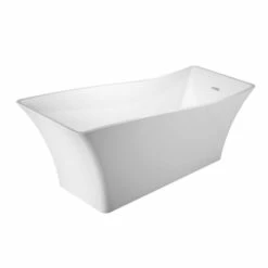 Barclay - Melanie 68" Acrylic Slipper Tub With Integral Drain And Overflow - ATRSN68FIG