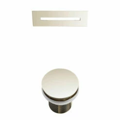 Barclay - Morgan 70" Acrylic Double Slipper Tub With Integral Drain And Overflow - ATDSN70BHIG -Hansgrohe Shop Morgan Polished Nickel