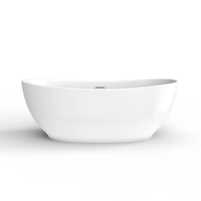 Barclay - Mystique 59" Acrylic Double Slipper Tub With Integral Drain - ATDSN59IG 3 Barclay - Mystique 59" Acrylic Double Slipper Tub With Integral Drain - ATDSN59IG - Image 3