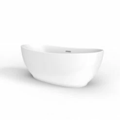 Barclay - Mystique 59" Acrylic Double Slipper Tub With Integral Drain - ATDSN59IG 15 Barclay - Mystique 59" Acrylic Double Slipper Tub With Integral Drain - ATDSN59IG -Hansgrohe Shop Mystique2