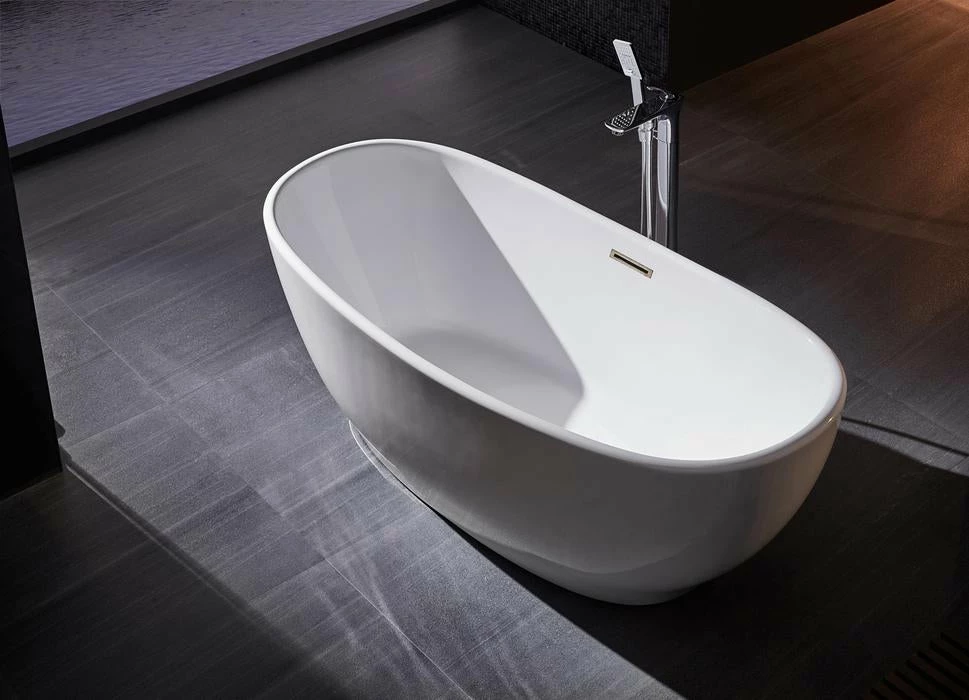 Barclay - Mystique 59" Acrylic Double Slipper Tub With Integral Drain - ATDSN59IG 2 Barclay - Mystique 59" Acrylic Double Slipper Tub With Integral Drain - ATDSN59IG - Image 2