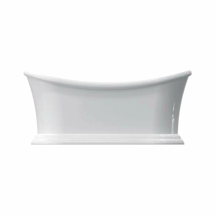 Barclay - Nemo 67" Acrylic Double Slipper Tub With Integral Drain And Overflow - ATDSN67BIG 3 Barclay - Nemo 67" Acrylic Double Slipper Tub With Integral Drain And Overflow - ATDSN67BIG - Image 3