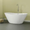 Barclay - Nickelby 68" Acrylic Double Slipper Tub With Integral Drain And Overflow - ATDSN68FIG
