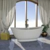 Barclay - Normandy 70" Acrylic Double Slipper Tub With Integrated Drain And Overflow - ATDSN70BIG
