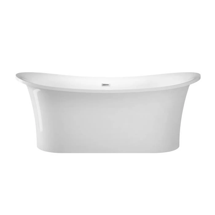 Barclay - Nydia 72" Acrylic Double Slipper Tub With Integrated Drain And Overflow - ATFDSN72IG 2 Barclay - Nydia 72" Acrylic Double Slipper Tub With Integrated Drain And Overflow - ATFDSN72IG - Image 2
