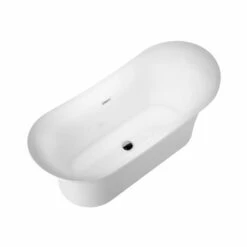 Barclay - Nydia 72" Acrylic Double Slipper Tub With Integrated Drain And Overflow - ATFDSN72IG 13 Barclay - Nydia 72" Acrylic Double Slipper Tub With Integrated Drain And Overflow - ATFDSN72IG -Hansgrohe Shop Nydia3