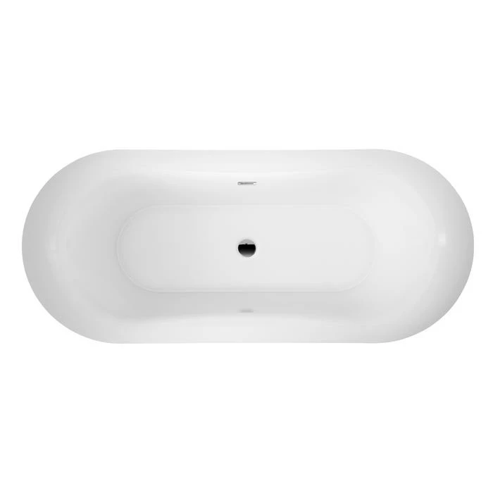 Barclay - Nydia 72" Acrylic Double Slipper Tub With Integrated Drain And Overflow - ATFDSN72IG 4 Barclay - Nydia 72" Acrylic Double Slipper Tub With Integrated Drain And Overflow - ATFDSN72IG - Image 4