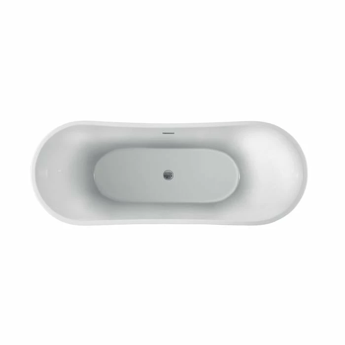 Barclay - Nyx 72" Acrylic Double Slipper Tub With Integral Drain And Overflow- ATDSN72IG 5 Barclay - Nyx 72" Acrylic Double Slipper Tub With Integral Drain And Overflow- ATDSN72IG - Image 5