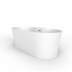 Barclay - Olmos 59" Acrylic Freestanding Tub With Integral Drain - ATOVN59AIG -Hansgrohe Shop Olmos2