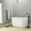 Barclay - Onyx 56" Acrylic Tub With Integral Drain And Overflow - ATOVN56FIG