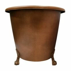 Barclay - Panya 68" Roll Top Copper Tub - COTRN68-AC-AC -Hansgrohe Shop Panya4