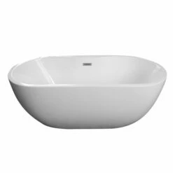 Barclay - Penney 61" Acrylic Freestanding Tub With Integral Drain - ATOVN61FIG