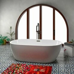 Barclay - Piper 71" Extra Wide Acrylic Tub With Integral Drain - ATOVN71WIG