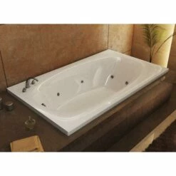 Atlantis Whirlpools Polaris Rectangular Drop-In Bathtub