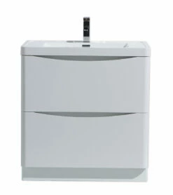 Moreno Bath Smile 24" Free Standing Vanity With Reinforced Acrylic Sink