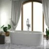 Barclay - Saville 66" Acrylic Tub With Integral Drain And Overflow - ATOVN66MFIG