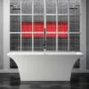 Barclay - Simone 67" Acrylic Tub With Integral Drain And Overflow - ATFRECN67IG