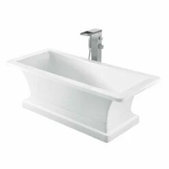 Barclay - Sydney 67" Acrylic Tub On Base - ATREC7H67B -Hansgrohe Shop Sydney2