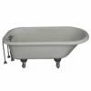 Barclay TKATR60-BCP8 Andover 60″ Acrylic Roll Top Tub Kit In Bisque – Polished Chrome Accessories