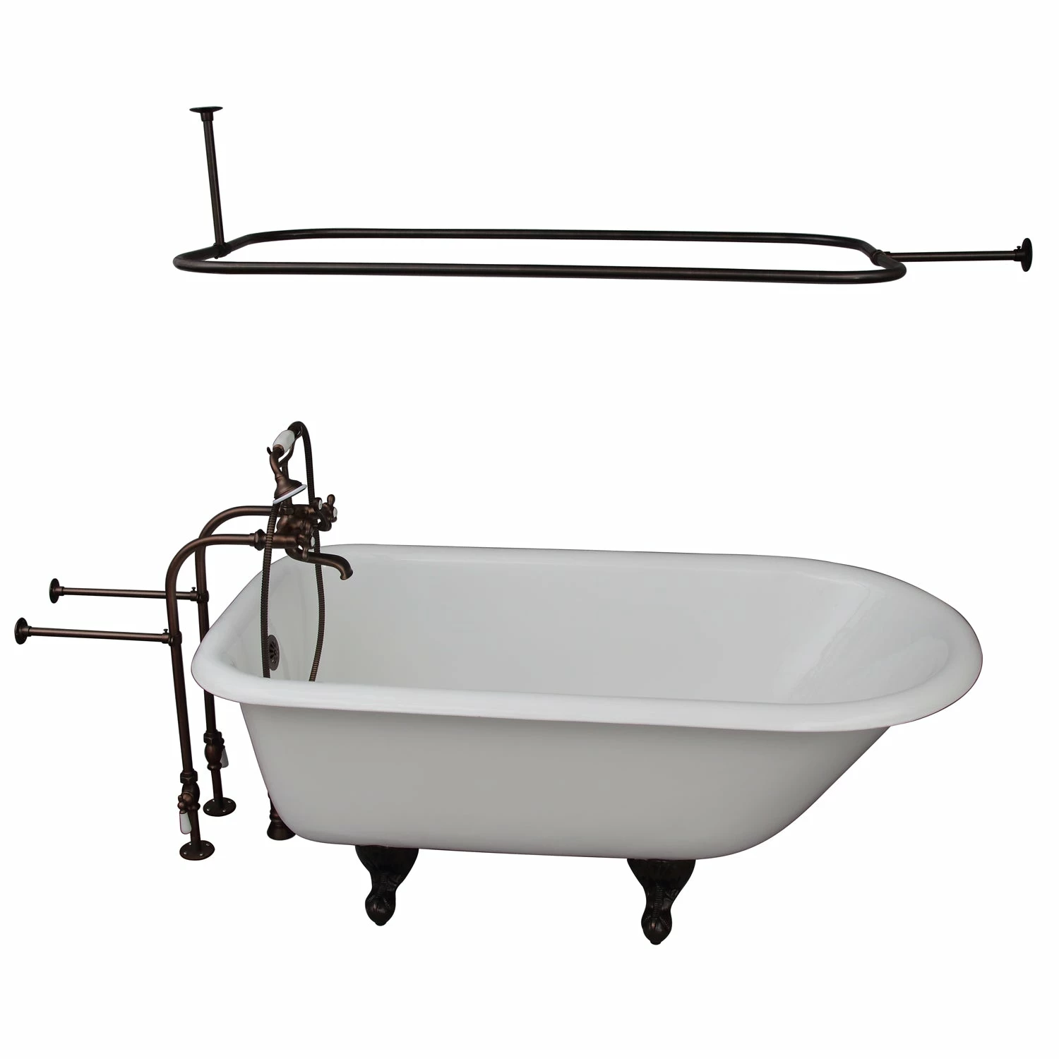 Barclay Bartlett 60″ Cast Iron Roll Top Tub Kit 2 Barclay Bartlett 60″ Cast Iron Roll Top Tub Kit - Image 2