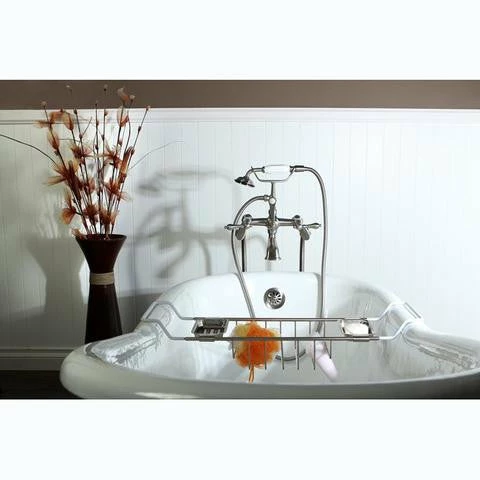 Kingston Brass Aqua Eden 60" Cast Iron Slipper Clawfoot Freestanding Bathtub 9 Kingston Brass Aqua Eden 60" Cast Iron Slipper Clawfoot Freestanding Bathtub - Image 9