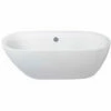 Kingston Brass Aqua Eden 67" Contemporary Freestanding Acrylic Bathtub - VTDE673023