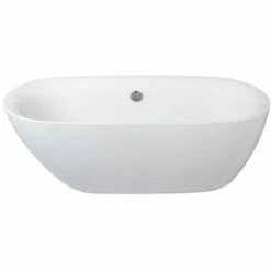 Kingston Brass Aqua Eden 67" Contemporary Freestanding Acrylic Bathtub - VTDE673023