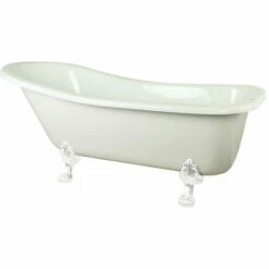 Kingston Brass Aqua Eden 67" Slipper Acrylic Freestanding Tub With 7" Deck Drillings - VTDE692823C 9 Kingston Brass Aqua Eden 67" Slipper Acrylic Freestanding Tub With 7" Deck Drillings - VTDE692823C -Hansgrohe Shop VTDE692823CW