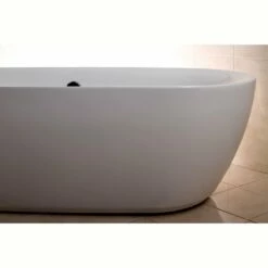 Kingston Brass Aqua Eden 71" Contemporary Freestanding Acrylic Bathtub - VTDE713321 -Hansgrohe Shop VTDE713321 CSB1