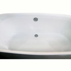 Kingston Brass Aqua Eden 71" Contemporary Freestanding Acrylic Bathtub - VTDE713321 -Hansgrohe Shop VTDE713321 CSB2
