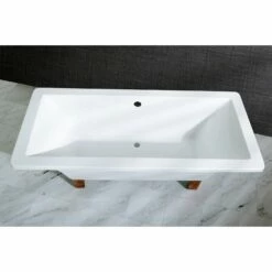 Kingston Brass Aqua Eden 67" Acrylic Clawfoot Square Freestanding Tub - VTSQ673018A -Hansgrohe Shop VTSQ673018A6 CS1 93bbe53b 8819 469a be79 430e8781e88a