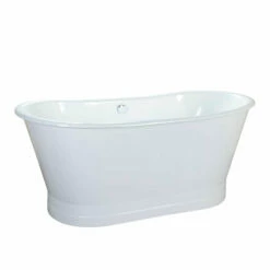 Barclay CTBATN68-WH 68" Wakely, Premium Cast Iron Freestanding Tub -Hansgrohe Shop Wakely1