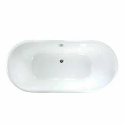 Barclay CTBATN68-WH 68" Wakely, Premium Cast Iron Freestanding Tub -Hansgrohe Shop Wakely2
