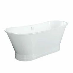 Barclay CTBATN68-WH 68" Wakely, Premium Cast Iron Freestanding Tub -Hansgrohe Shop WakelyStandard1
