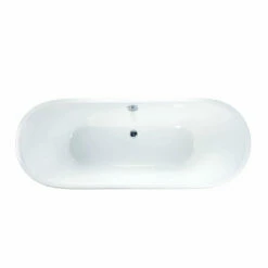 Barclay CTBATN68-WH 68" Wakely, Premium Cast Iron Freestanding Tub -Hansgrohe Shop WakelyStandard2